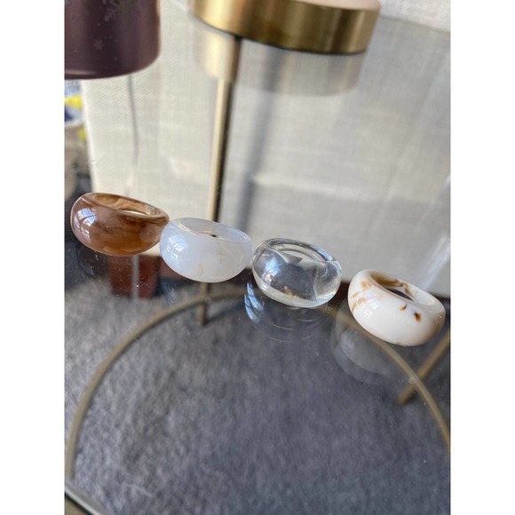 Brown chunky bubble ring, size 7.5 - Picture 8 of 8